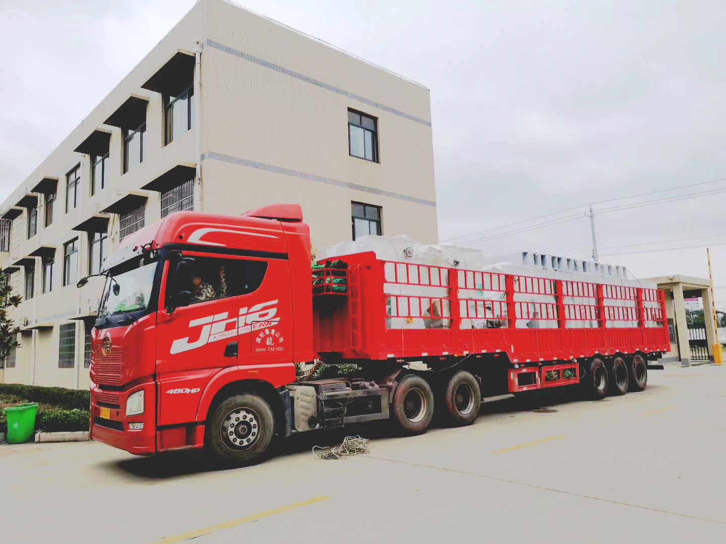 Cargo loading to transport to our customers